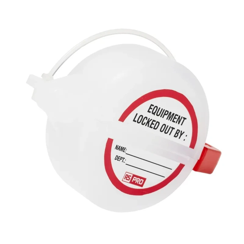 RS PRO Clear 1-Lock Lockout Polycarbonate Push Button Lockout 7.25 mm 862-5225