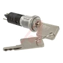 C & K Key Switch SPST 4A 2-Way Flat-Key Nylon Housing Round Bezel YM061U2C2WCNQ