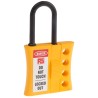 RS PRO Yellow Black Nylon ABS 4-Lock Lockout Electrical Hasp Shackle Diameter 7.25mm 862-5165