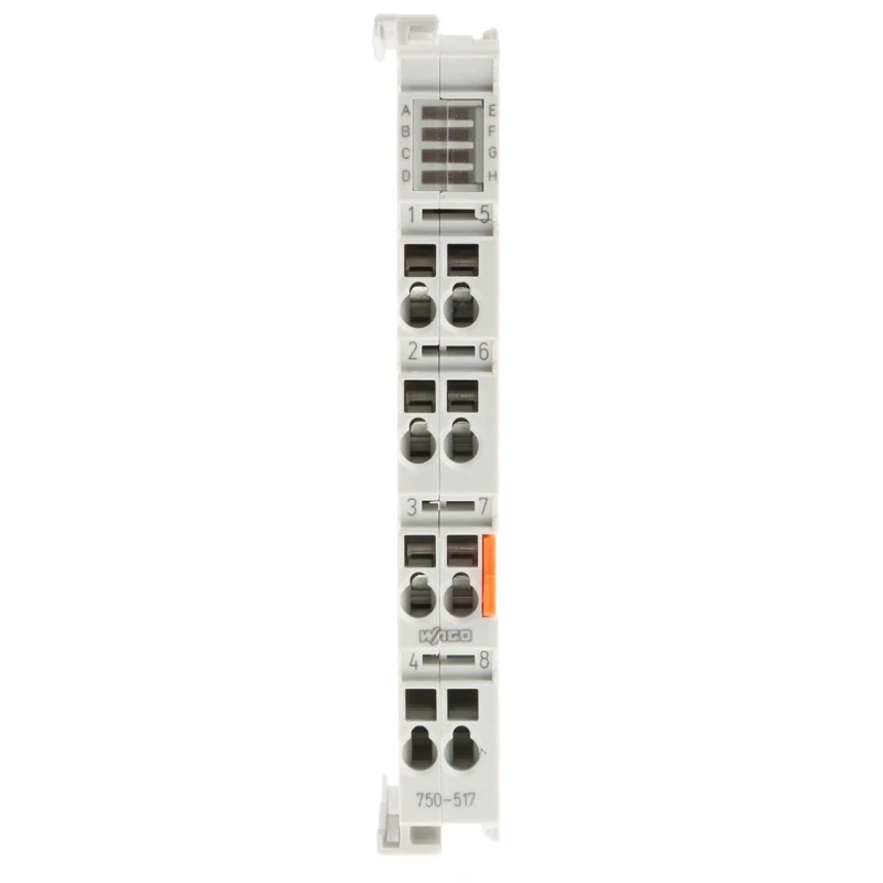 WAGO PLC I/O Digital Module 2 I/Os 5V dc DIN Rail Mount Silver Alloy Contacts 750-517