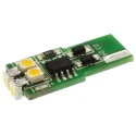 JKL Components White Indicator Lamp Single Chip 12 V AC/DC Flatwedge Based LED LEFW-M12