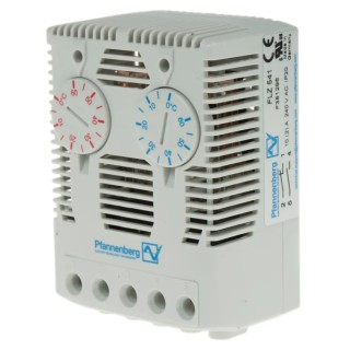 Pfannenberg FLZ NC/NO Enclosure Thermostat 15 A 120V AC 240V AC Temperature Range 0 to 60 °C Model 17141000000