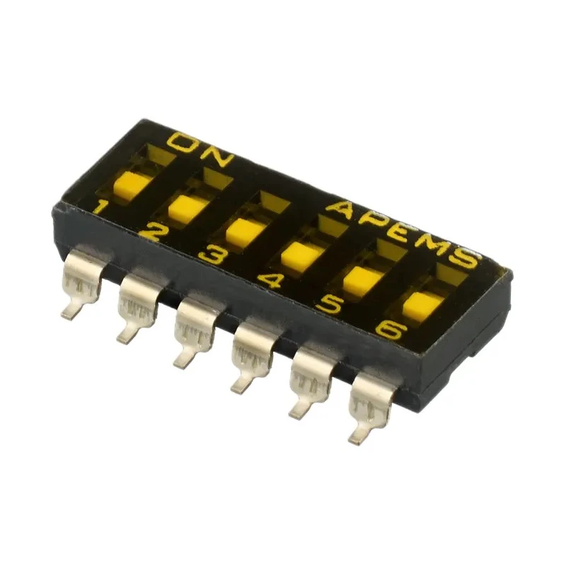 APEM Recessed Actuator Slide Rotary Coded DIP Switch IKD0603000