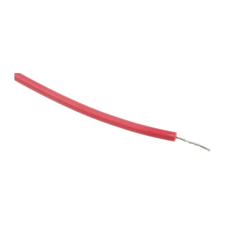 RS PRO Red 0.13 mm² 26 AWG Hook Up Wire 7x0.16 mm Core Strands 100 m Polyethylene 874-0273