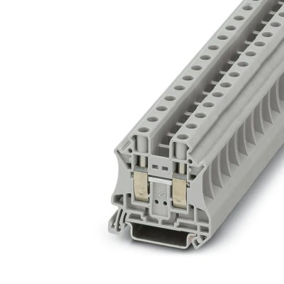 Phoenix Contact UT 10 SL Series Grey Feed Through Terminal Block, 0.5 mm² to 16 mm², 1-Level, Screw Termination 3064247