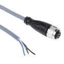 Pepperl + Fuchs Female 4 Way Straight to Unterminated Sensor Actuator Cable 2 m V1-G-2M-PVC
