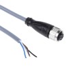 Pepperl + Fuchs Female 4 Way Straight to Unterminated Sensor Actuator Cable 2 m V1-G-2M-PVC