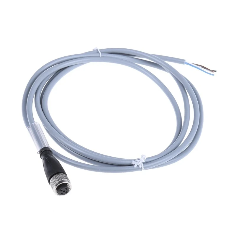 Pepperl + Fuchs Female 4 Way Straight to Unterminated Sensor Actuator Cable 2 m V1-G-2M-PVC