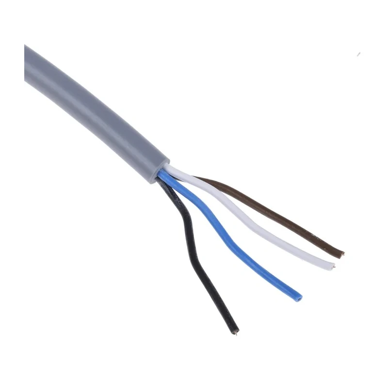 Pepperl + Fuchs Sensor Actuator Cable Female 4 Way Straight to Unterminated 5 m Polyvinyl Chloride Jacket V1-G-5M-PVC