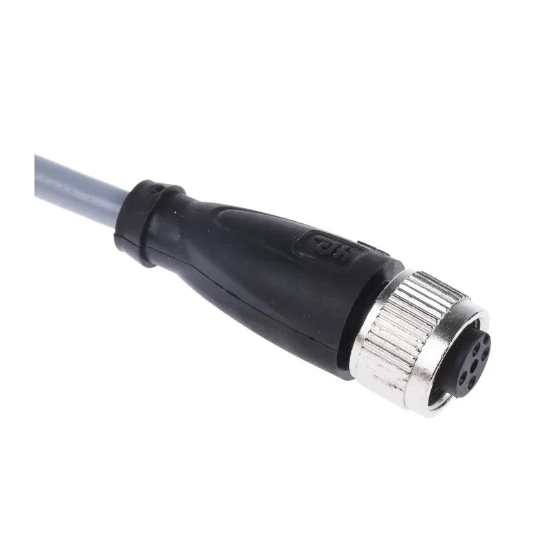 Pepperl + Fuchs Sensor Actuator Cable Female 4 Way Straight to Unterminated 5 m Polyvinyl Chloride Jacket V1-G-5M-PVC