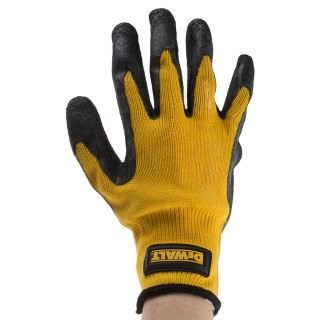 DeWALT Yellow Work Gloves Size 9 Rubber Coating DPG70L