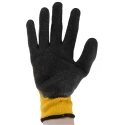 DeWALT Yellow Work Gloves Size 9 Rubber Coating DPG70L