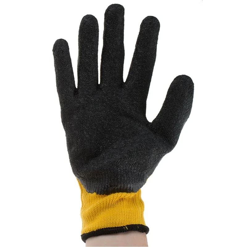 DeWALT Yellow Work Gloves Size 9 Rubber Coating DPG70L