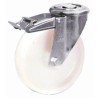LAG Swivel Castor Polyamide Wheel 100 mm Diameter 120 kg Load Capacity Brakes Yes 128 mm Overall Height 18965 FR FB