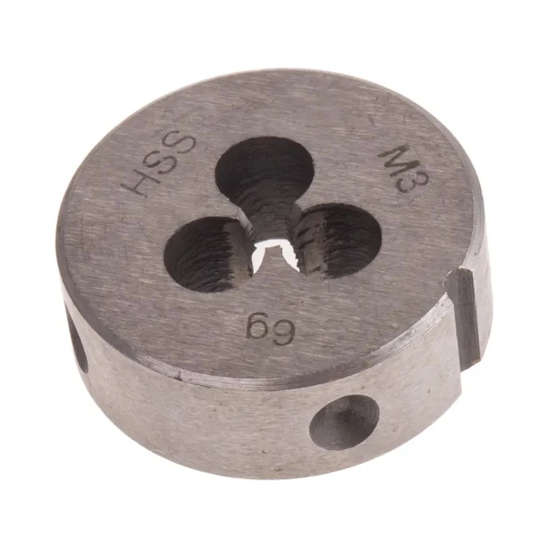 RS PRO High-Speed Steel Threading Die M3 Thread Size with 25 mm Outside Diameter 9 mm Thickness 668-0716