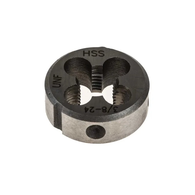 RS PRO Professional HSS Threading Die 3/8-24UNF Thread Size, 25.4 mm Outside Diameter, 9 mm Thickness 668-0740