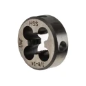 RS PRO Professional HSS Threading Die 3/8-24UNF Thread Size, 25.4 mm Outside Diameter, 9 mm Thickness 668-0740