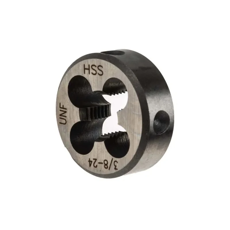 RS PRO Professional HSS Threading Die 3/8-24UNF Thread Size, 25.4 mm Outside Diameter, 9 mm Thickness 668-0740