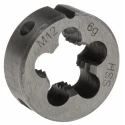 RS PRO Professional HSS Metric Threading Die M12, 25 mm OD, 9 mm Thickness 668-0738