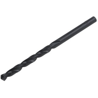 RS PRO High Speed Steel Drill Bit, 4.38 mm Diameter, 80 mm Overall Length, Cylindrical Shank, Black Finish 668-0961