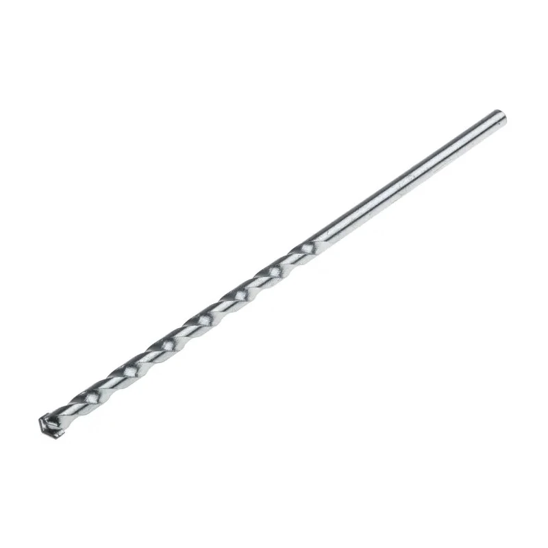 RS PRO Carbide Tip Hammer Drill Bit 5.5 mm Zinc Plated Rolled Flute Straight Shank 150mm Overall 668-1002