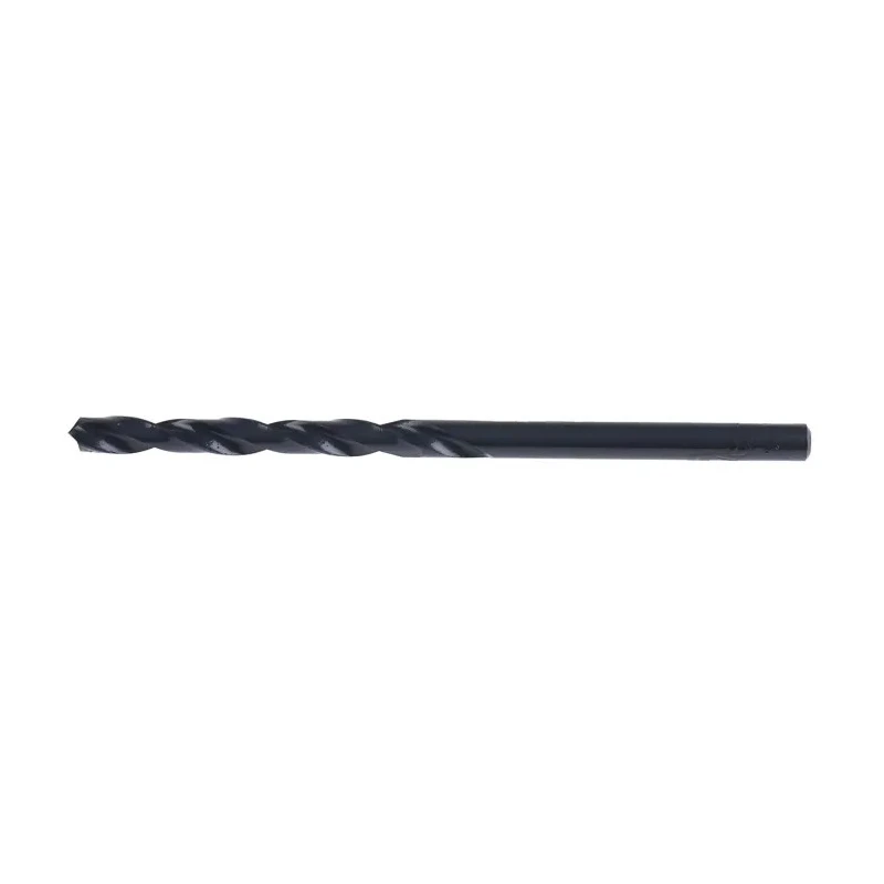 RS PRO High-Speed Steel (HSS) Drill Bit 0.14 Inch 70mm Overall Length Plain Shank Black Finish, 10 Pieces 668-0958