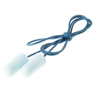 Skytec E.A.R Soft Series Blue White Disposable Ear Plugs 34 dB Rated Metal Detectable 200 Pairs ES-01-011A
