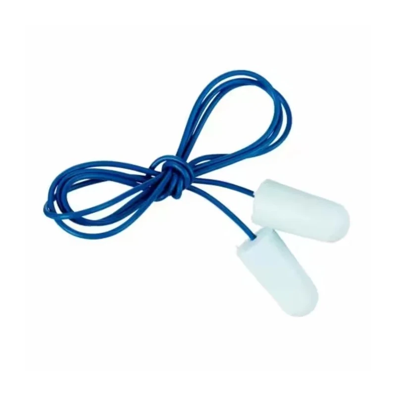 Skytec E.A.R Soft Series Blue White Disposable Ear Plugs 34 dB Rated Metal Detectable 200 Pairs ES-01-011A