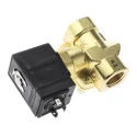 SMC Brass Body 2 Port Normally Closed Solenoid Valve VXED2140-04F-5DO1 24V 15mm Orifice Diameter 1/2 in Japan