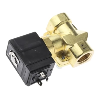 SMC Brass Body 2 Port Normally Closed Solenoid Valve VXED2140-04F-5DO1 24V 15mm Orifice Diameter 1/2 in Japan