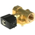 SMC Brass Body 2 Port NC Solenoid Valve VXED2260-10F-5DO1 24V DC 25mm Orifice 1 in Inlet 15 bar VXED2260-10F-5DO1