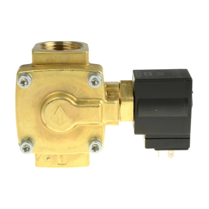 SMC Brass Body 2 Port NC Solenoid Valve VXED2260-10F-5DO1 24V DC 25mm Orifice 1 in Inlet 15 bar VXED2260-10F-5DO1