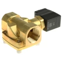 SMC Brass Body 2 Port NC Solenoid Valve VXED2260-10F-5DO1 24V DC 25mm Orifice 1 in Inlet 15 bar VXED2260-10F-5DO1