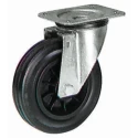 LAG Swivel Castor 90 kg Load Capacity 125 mm Rubber Wheel Galvanised Steel Frame Model 13912
