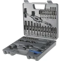 RS PRO 32-Piece High-Speed Steel (HSS) Metric Tap & Die Set M3 - M12 Taps, M3 - M12 Dies 668-1138