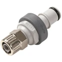 Colder Products Hose Connector 9.53 mm ID, Polypropylene Body, 8.3 Bar Max Operating Pressure NS4D20006