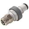 Colder Products Hose Connector 9.53 mm ID, Polypropylene Body, 8.3 Bar Max Operating Pressure NS4D20006