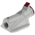 Scame Wall Mount Industrial Power Connector 3P+PE 32A 415V Thermoplastic IP44 Rated OPTIMA-BASE IP44