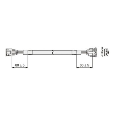 SMC Motor Output Cable for CN2 Series Controllers LC3F2