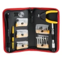 RS PRO Hex, Phillips, Pozidriv, Slotted, Torx Screwdriver Bit Set 46 Pieces 28mm Length Chrome Vanadium Steel 668-5727