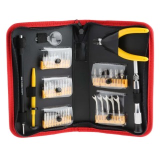 RS PRO Hex, Phillips, Pozidriv, Slotted, Torx Screwdriver Bit Set 46 Pieces 28mm Length Chrome Vanadium Steel 668-5727