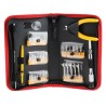 RS PRO Hex, Phillips, Pozidriv, Slotted, Torx Screwdriver Bit Set 46 Pieces 28mm Length Chrome Vanadium Steel 668-5727