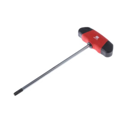 RS PRO 1-Piece Torx Key T Shape Long Arm Chrome Molybdenum Steel 200mm 668-5733