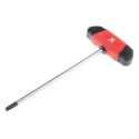 RS PRO T Metric Hex Key, Long Arm, Hex Size 6 mm, Satin Chrome Finish, Chrome Molybdenum Vanadium Steel 668-5745