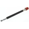 RS PRO Black Anodised, Red Anodised 1/4" Hexagon Quick-Release Drill Extension Bar Aluminium, Chrome Vanadium Steel 668-5812