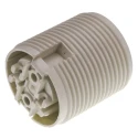 BJB GLS Lamp Holder E27 Screw Mount, Plastic, 250V, 4A, 46mm Length, 40mm Width 22.317.3906.50