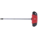 RS PRO T Metric Hex Key, Hex Size 8 mm, Long Arm, Satin Chrome Finish, Chrome Vanadium & Molybdenum Steel 668-5749