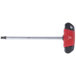 RS PRO T Metric Hex Key, Hex Size 8 mm, Long Arm, Satin Chrome Finish, Chrome Vanadium & Molybdenum Steel 668-5749