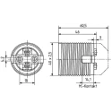 BJB GLS Lamp Holder E27 Screw Mount, Plastic, 250V, 4A, 46mm Length, 40mm Width 22.317.3906.50