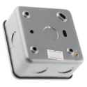 RS PRO Grey 1 Way Rocker 1 Gang Metalclad Steel Light Switch 20A 668-3660
